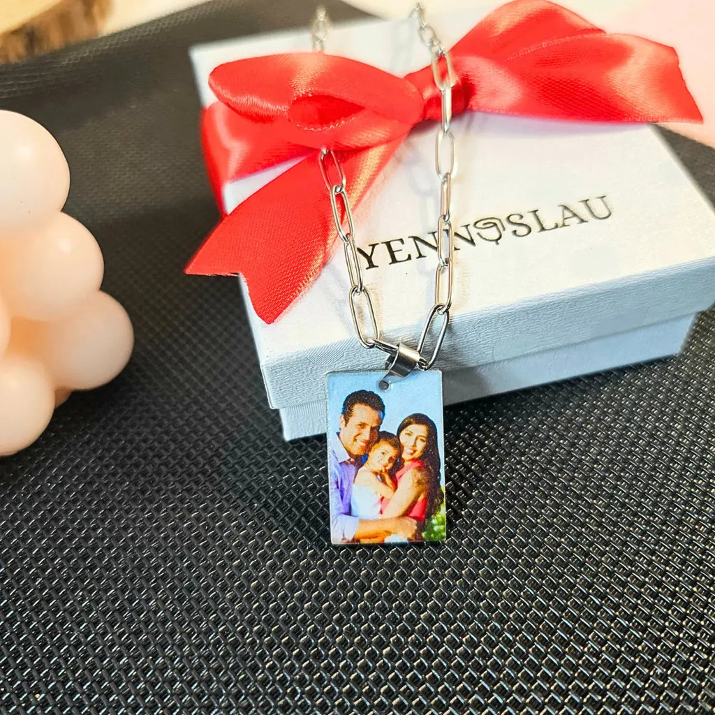 collane in acciaio inox personalizzate con foto