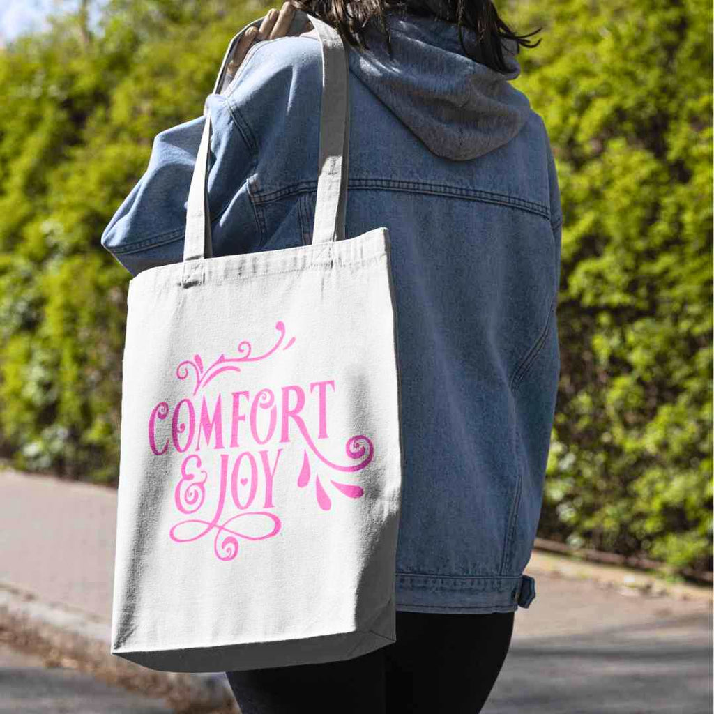 tote bag bianca tela con frase, yennyslau store