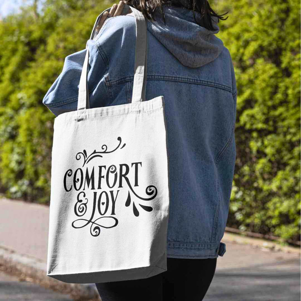 tote bag bianca tela con frase, yennyslau store