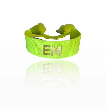 Bracciale Filo Giallo Acceso - Nome gioiello personalizzato - Yennyslau Store