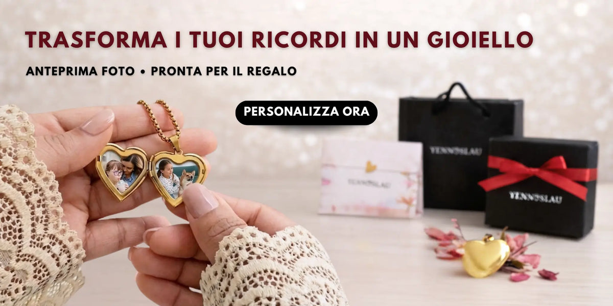 Gioielli personalizzati con significato. Regalo speciale- Yennyslau Store